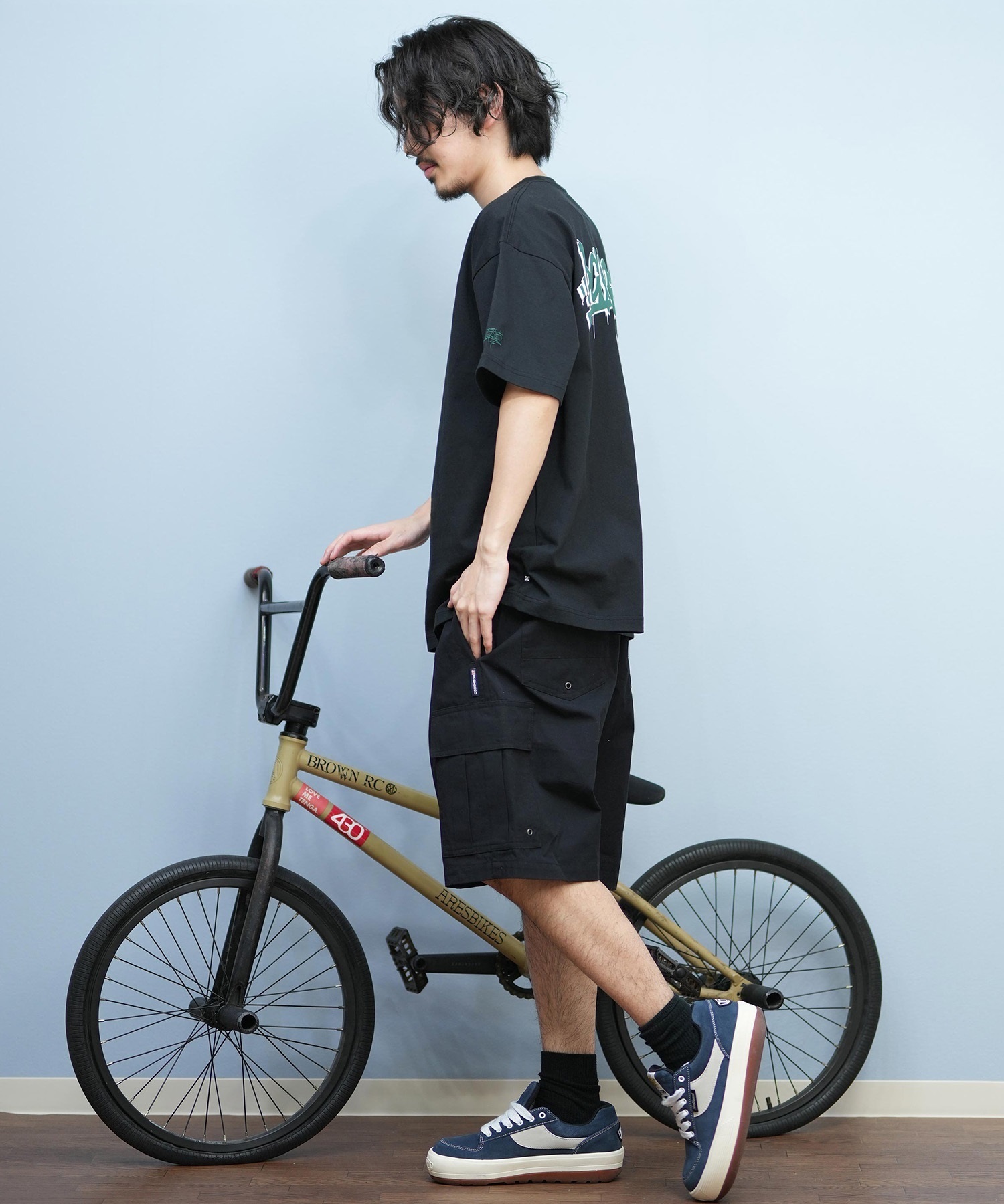 DC ディーシー 半袖 Tシャツ メンズ バックプリント ルーズシルエット 25 GRAFFITTI SS DST251097(WHT-M)