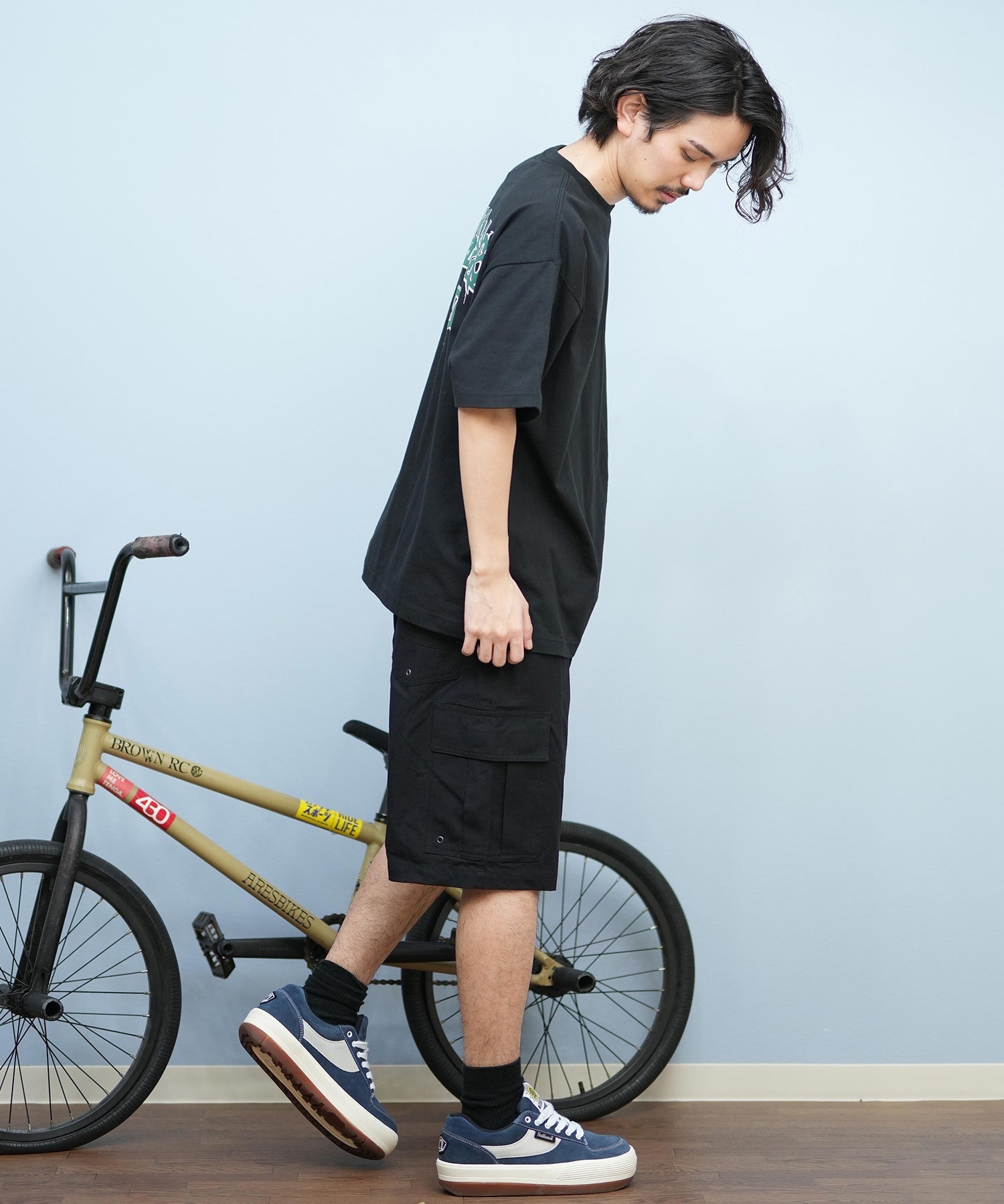 DC ディーシー 半袖 Tシャツ メンズ バックプリント ルーズシルエット 25 GRAFFITTI SS DST251097(WHT-M)