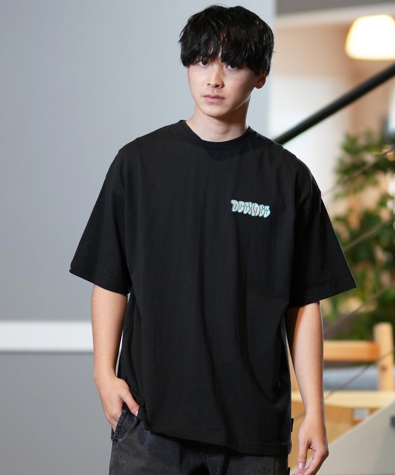 DC ディーシー 半袖 Tシャツ メンズ バックプリント オーバーサイズ