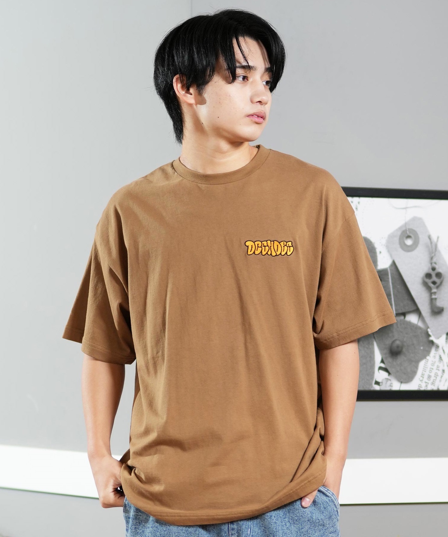 DC ディーシー 半袖 Tシャツ メンズ バックプリント オーバーサイズ