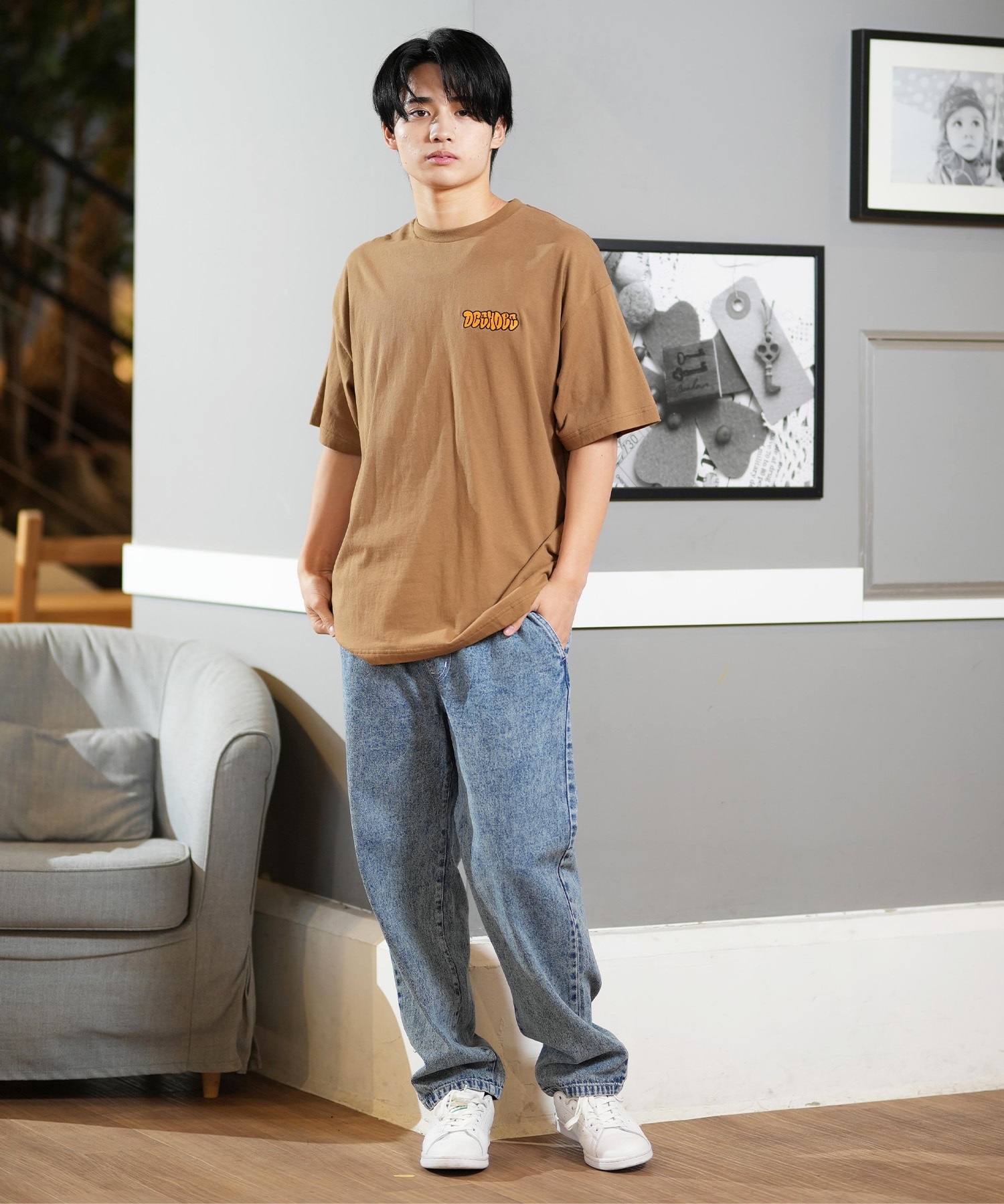 DC ディーシー 半袖 Tシャツ メンズ バックプリント オーバーサイズ