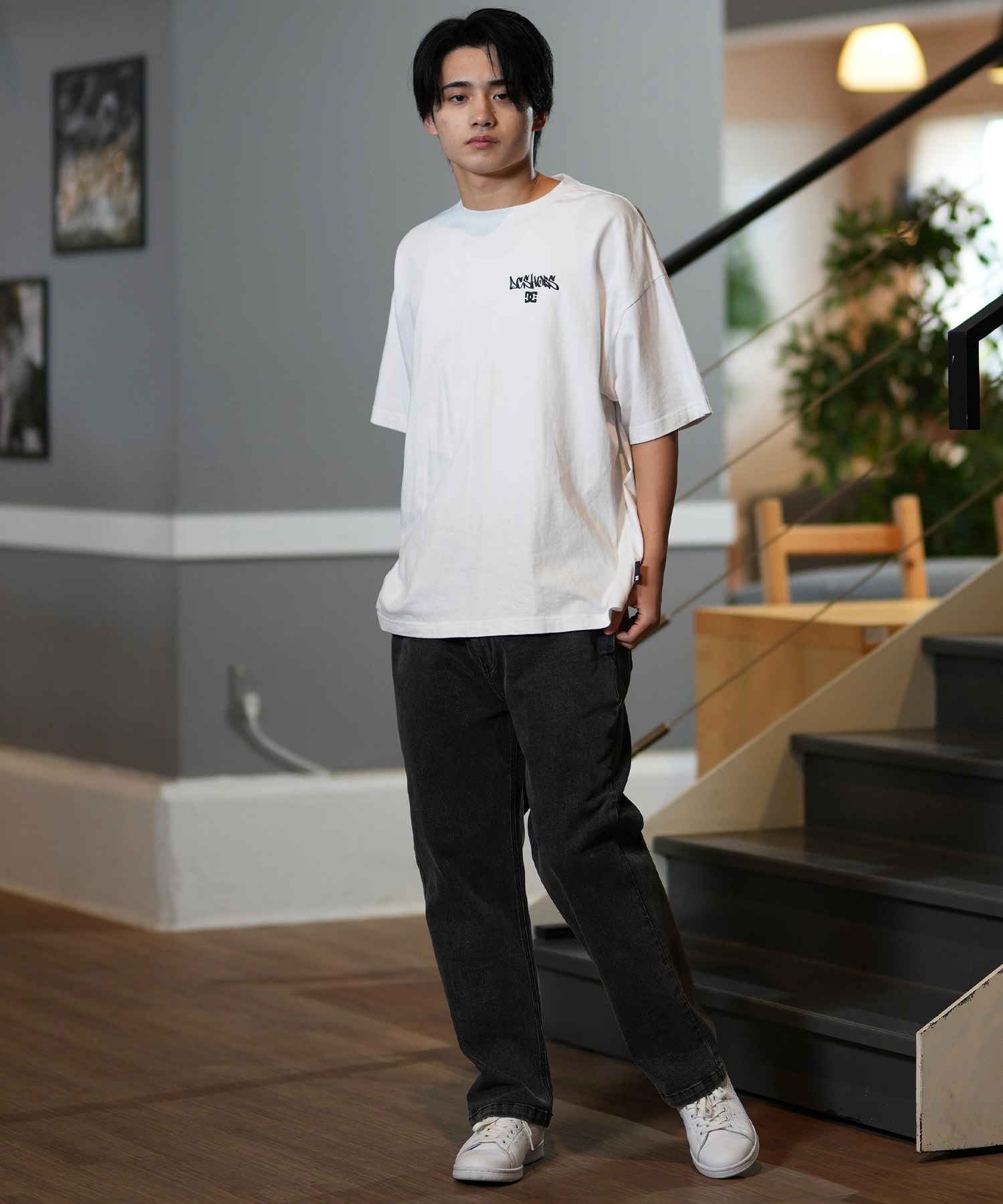 rough & swell DUCKBILLS XL ホワイトシャツ セール ラフアンドスウェル rough&swell モックネックシャツ 白