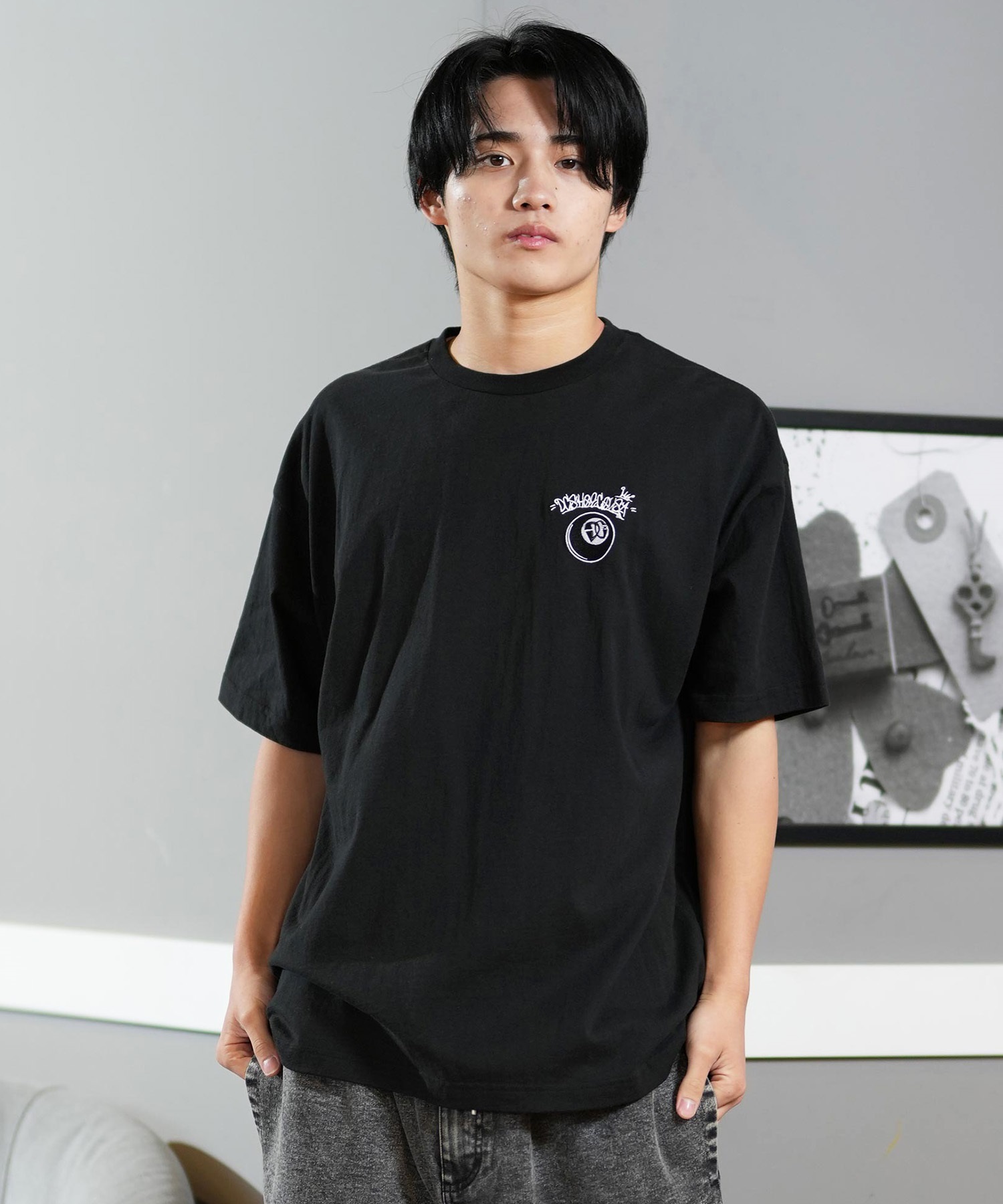 DC ディーシー 半袖 Tシャツ メンズ バックプリント オーバーサイズ 25