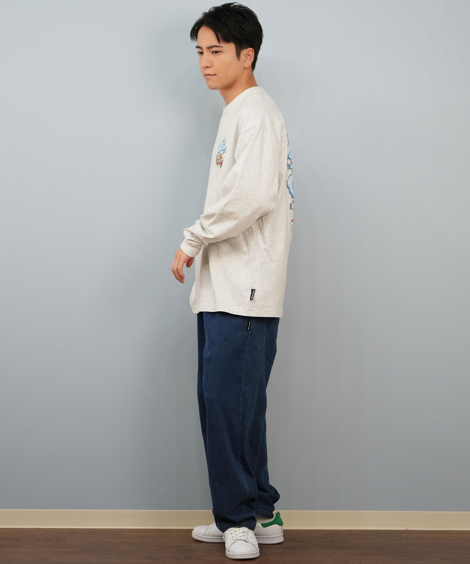 DC ディーシー 長袖 Tシャツ ロンT メンズ バックプリント 25 CLASH