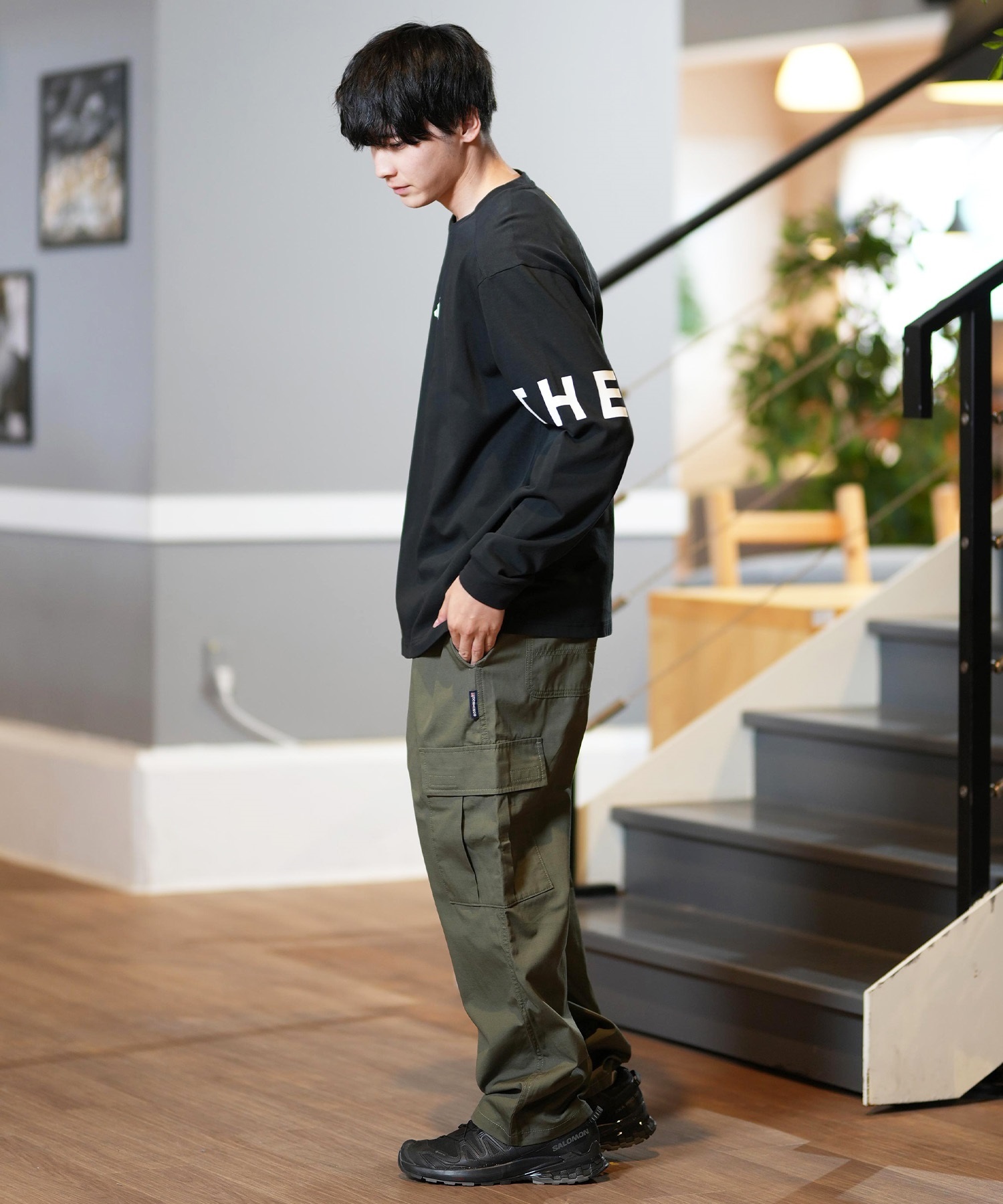 DC ディーシー ロングパンツ ワイドカーゴパンツ メンズ