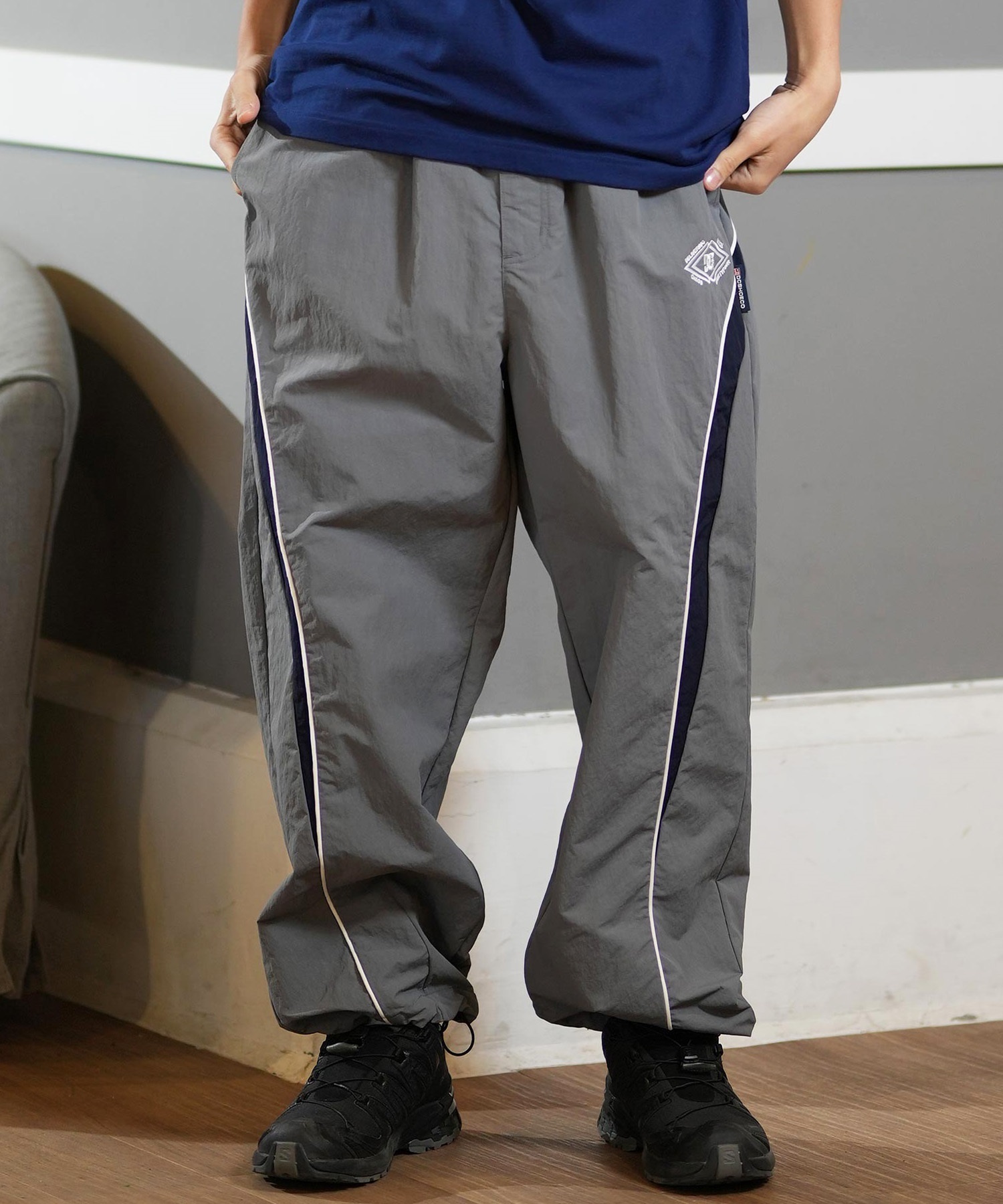 DC ディーシー ロングパンツ トラックパンツ メンズ スーパーワイド セットアップ対応 DPT251075(BLK-M)