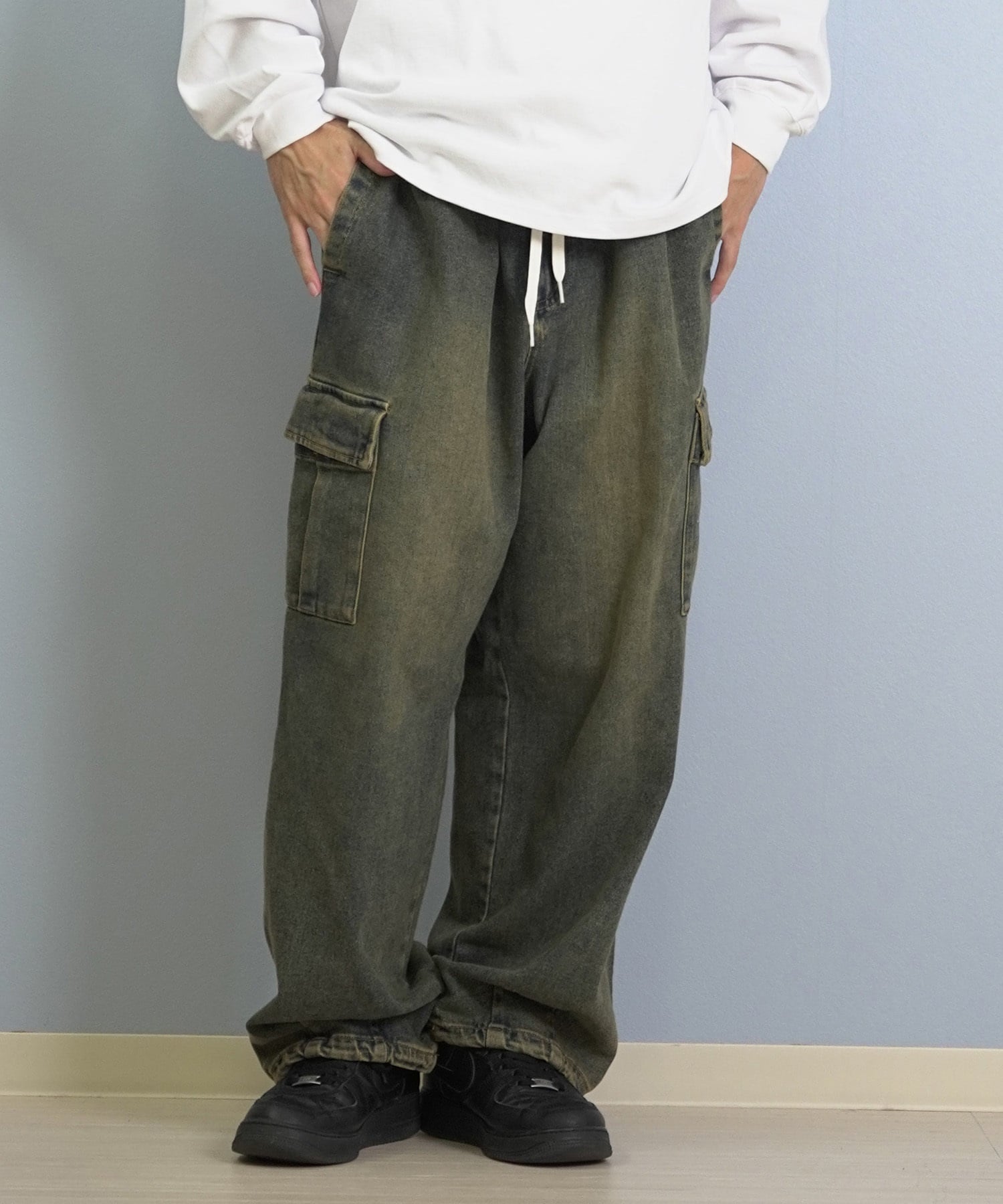 DC ディーシー ロングパンツ カーゴパンツ メンズ ワイドシルエット