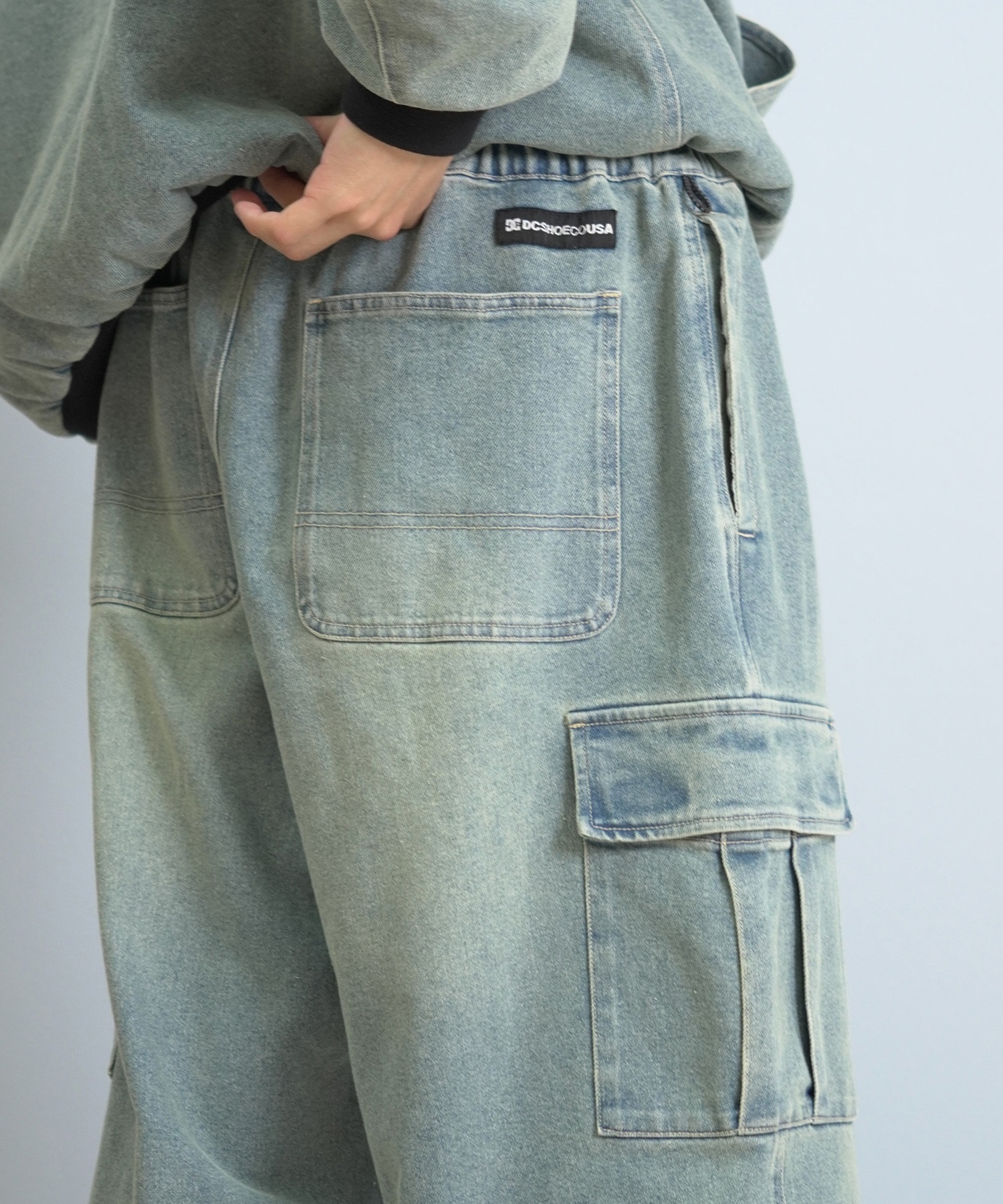 DC ディーシー ロングパンツ カーゴパンツ メンズ ワイドシルエット