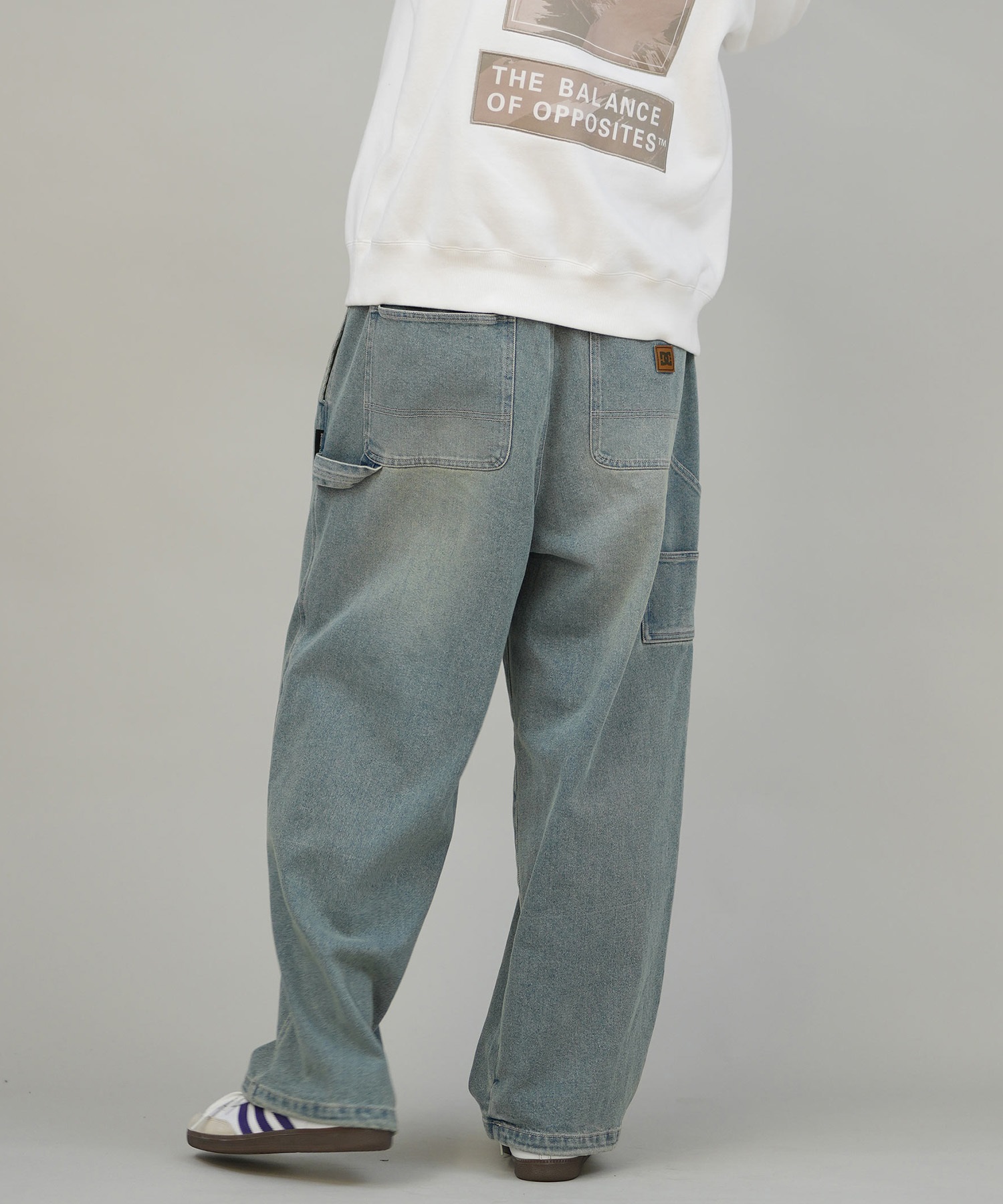 DC ディーシー ロングパンツ ペインターパンツ デニム メンズ バギー