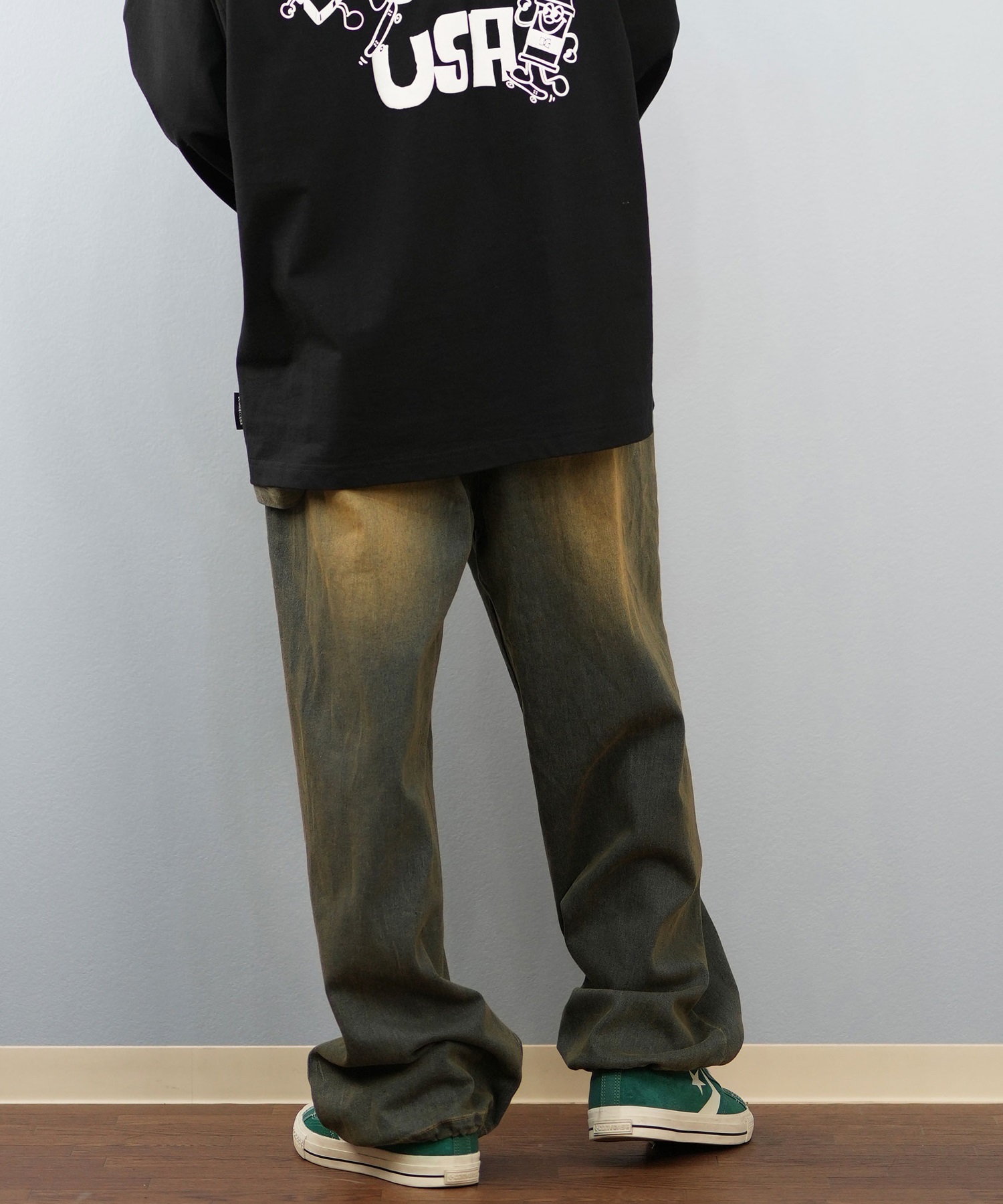 DC ディーシー ロングパンツ ペインターパンツ デニム メンズ バギー