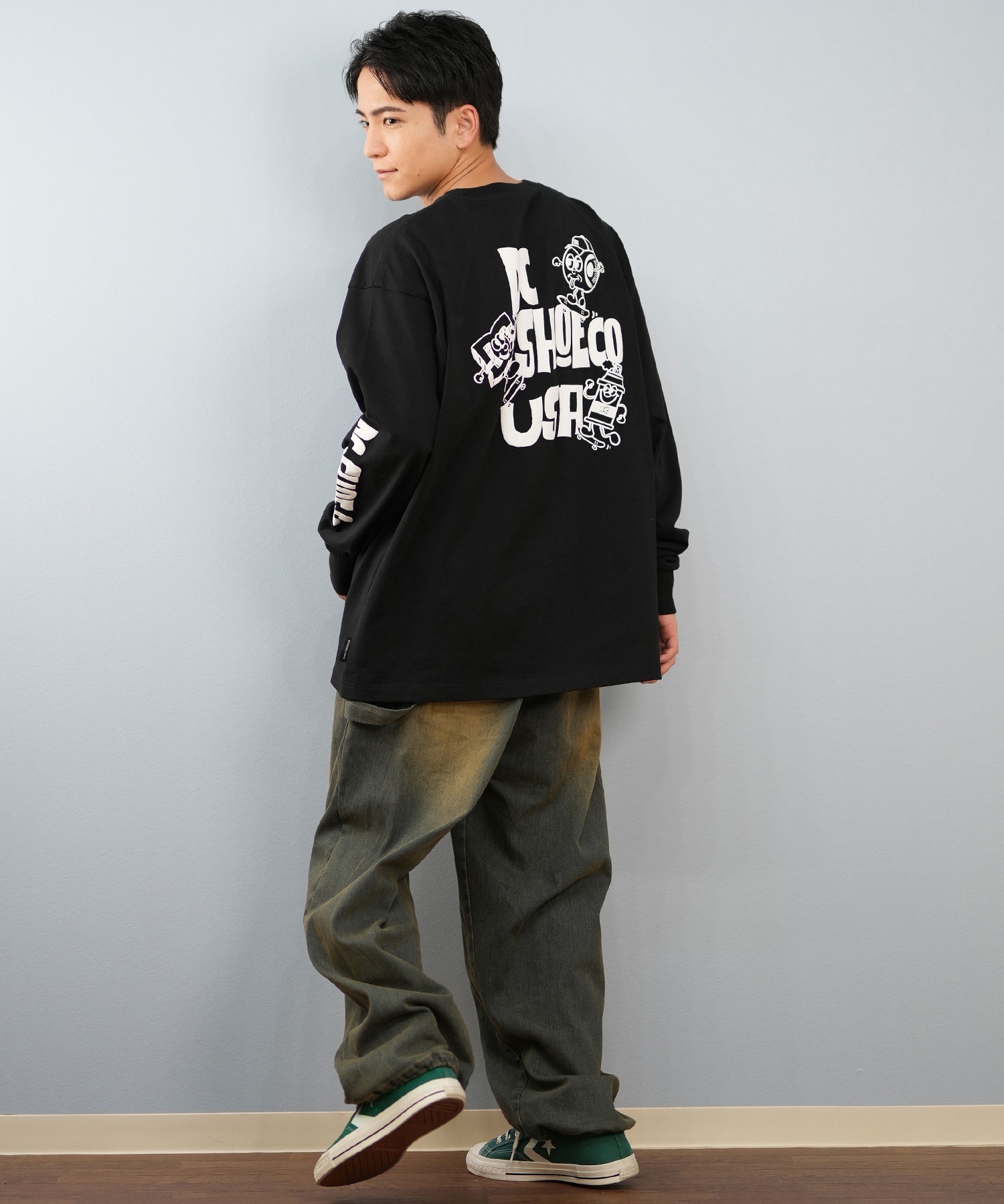 DC ディーシー ロングパンツ ペインターパンツ デニム メンズ バギー