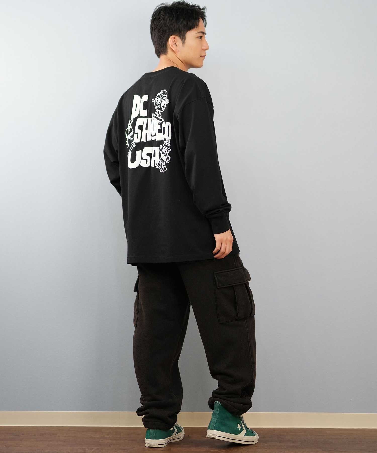 DC ディーシー ロングパンツ メンズ 25 HIDDEN FLEECE CARGO PT DPT254036(BKB2-M)
