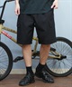DC ディーシー ショートパンツ メンズ カーゴショーツ ワイドシルエット 25 WIDE CARGO SHORT DWS251078(BLK-M)