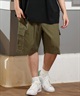 DC ディーシー ショートパンツ メンズ カーゴショーツ ワイドシルエット 25 WIDE CARGO SHORT DWS251078(BLK-M)