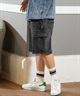DC ディーシー ショートパンツ メンズ カーゴショーツ ワイドシルエット 25 WIDE CARGO SHORT DWS251078(BLK-M)
