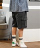 DC ディーシー ショートパンツ メンズ カーゴショーツ ワイドシルエット 25 WIDE CARGO SHORT DWS251078(BLK-M)
