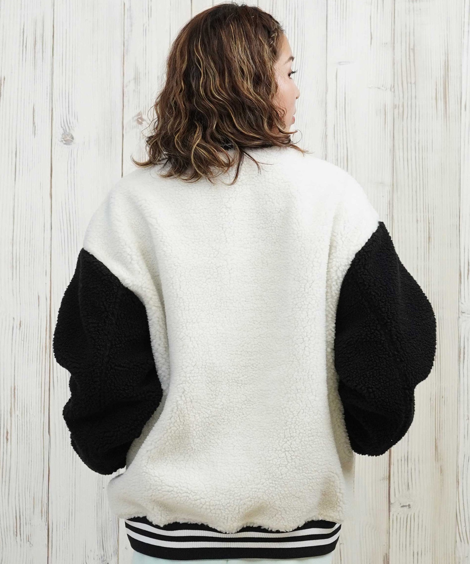 DC ディーシー ジャケット レディース ボア オーバーサイズ BOA