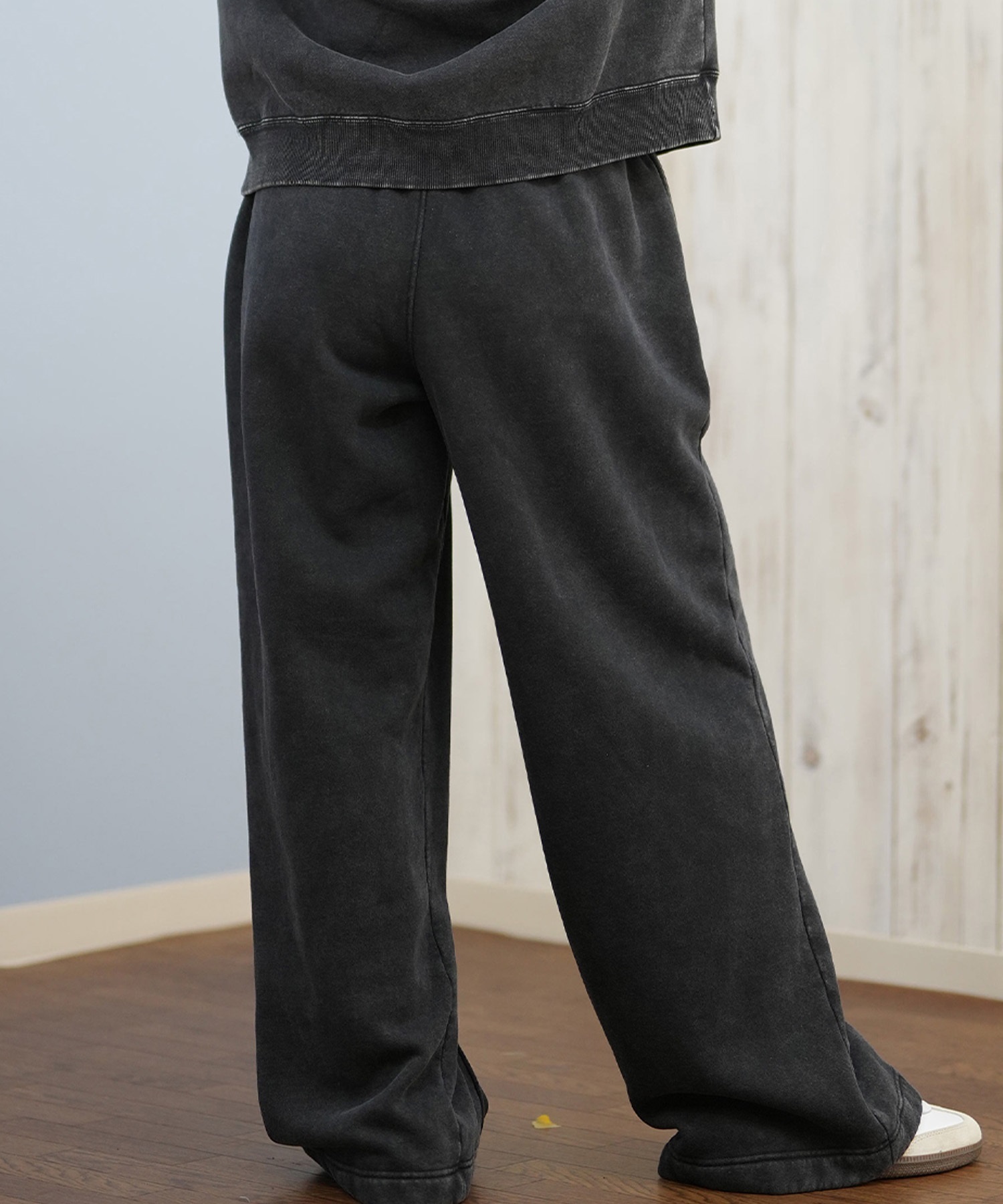 DC ディーシー ロングパンツ バギースウェット レディース 古着風 ヴィンテージ加工 裏起毛 セットアップ対応 LPT254317M ムラサキスポーツ限定(BES-M)