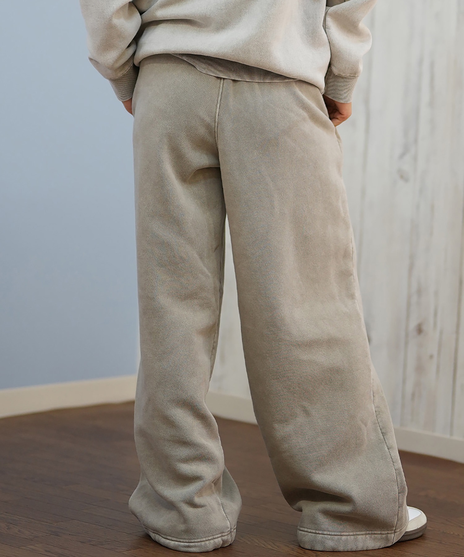 DC ディーシー ロングパンツ バギースウェット レディース 古着風 ヴィンテージ加工 裏起毛 セットアップ対応 LPT254317M ムラサキスポーツ限定(BES-M)