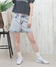 DC ディーシー ショートパンツ レディース デニム ストレッチ 無地 LWS251306(LBL-S)