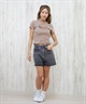 DC ディーシー ショートパンツ レディース デニム ストレッチ 無地 LWS251306(LBL-S)