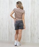 DC ディーシー ショートパンツ レディース デニム ストレッチ 無地 LWS251306(LBL-S)