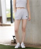 DC ディーシー ハーフパンツ ショートパンツ レディース スウェット ショーツ ロゴ リブ セットアップ対応 LWS252301(WHT-S)