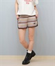DC ディーシー ハーフパンツ ショートパンツ レディース スウェット ショーツ ロゴ リブ セットアップ対応 LWS252301(WHT-S)
