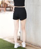 DC ディーシー ハーフパンツ ショートパンツ レディース スウェット ショーツ ロゴ リブ セットアップ対応 LWS252301(WHT-S)