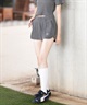 DC ディーシー ハーフパンツ ショートパンツ レディース スウェット ショーツ ロゴ リブ セットアップ対応 LWS252301(WHT-S)