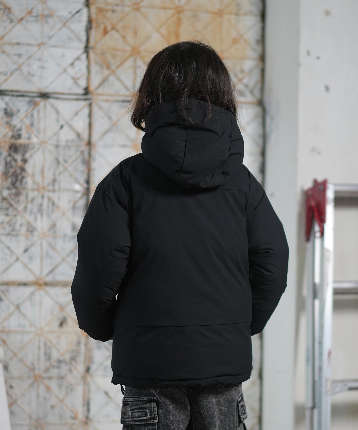 DC ディーシー アウター キッズ ジュニア 子供 中綿ジャケット 撥水