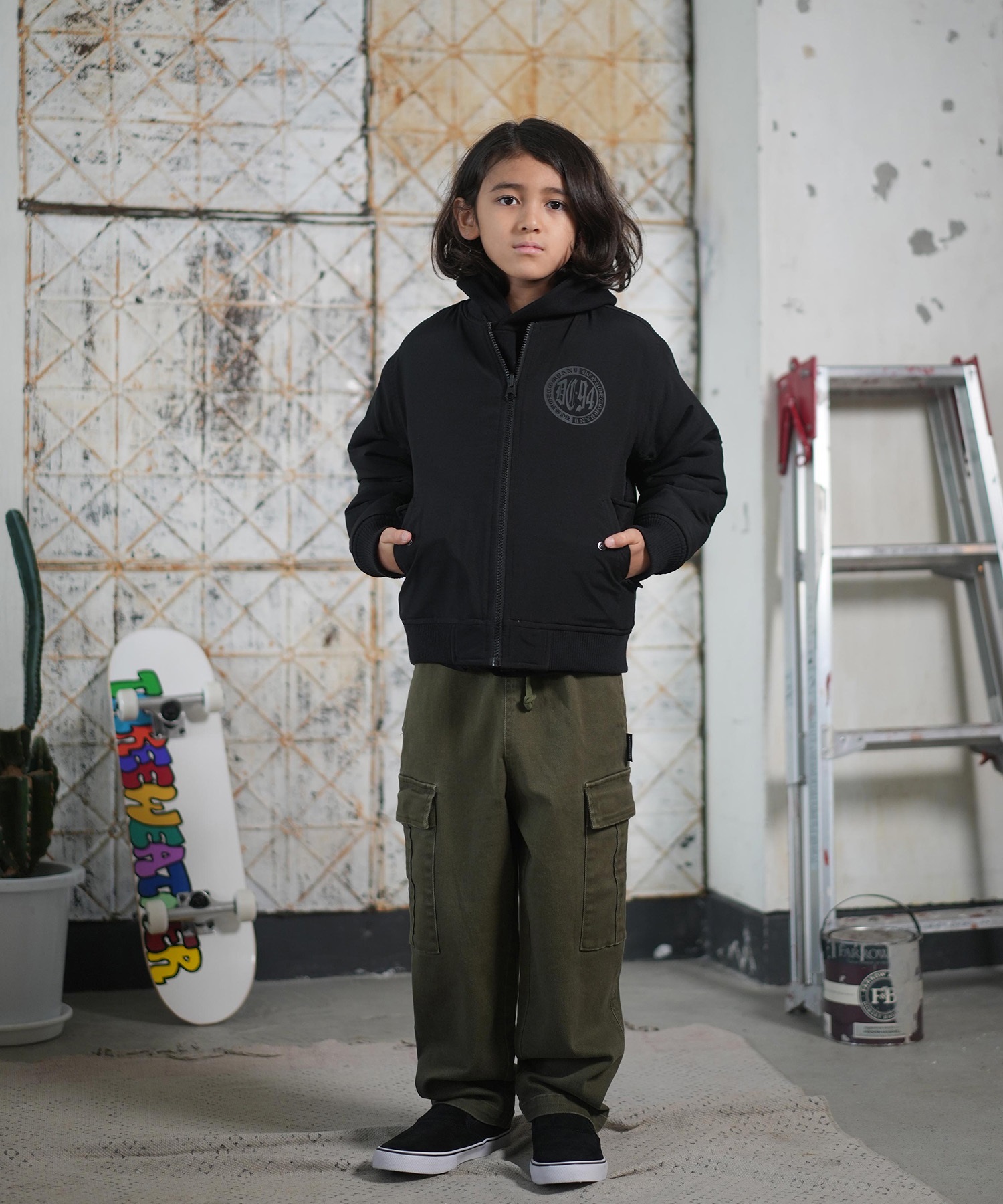 DC ディーシー アウター キッズ ジュニア 子供 リバーシブル