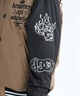 DC ディーシー アウター スタジャン キッズ ジュニア 子供 スタジアム ジャケット 中綿 25 KD VARSITY JACKET YJK254505(BLK-130cm)