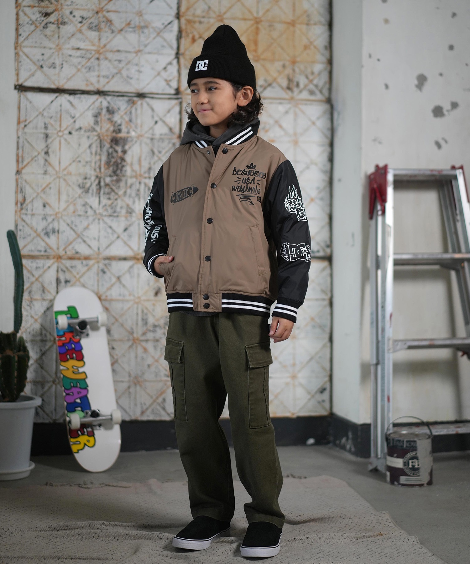 DC ディーシー アウター スタジャン キッズ ジュニア 子供 スタジアム