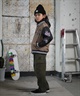 DC ディーシー アウター スタジャン キッズ ジュニア 子供 スタジアム ジャケット 中綿 25 KD VARSITY JACKET YJK254505(BLK-130cm)