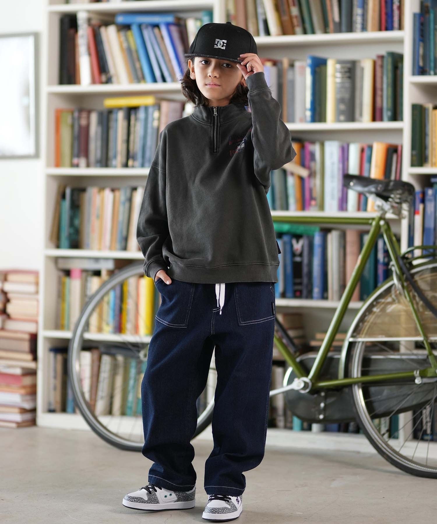 DC ディーシー トレーナー スウェット キッズ ジュニア 子供 ハーフ