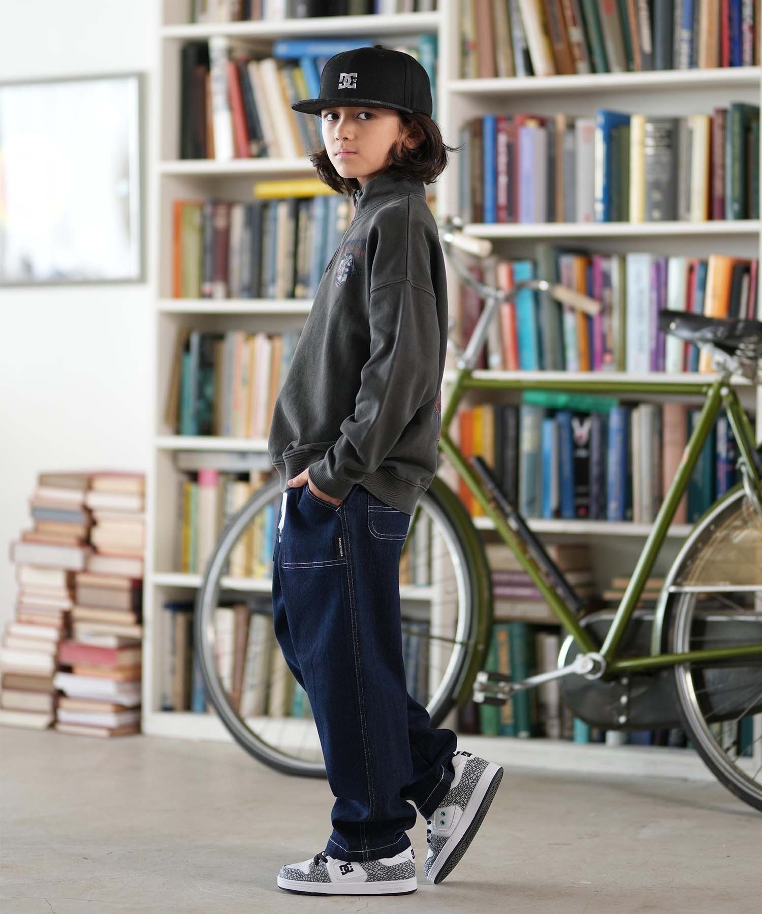 DC ディーシー トレーナー スウェット キッズ ジュニア 子供 ハーフ