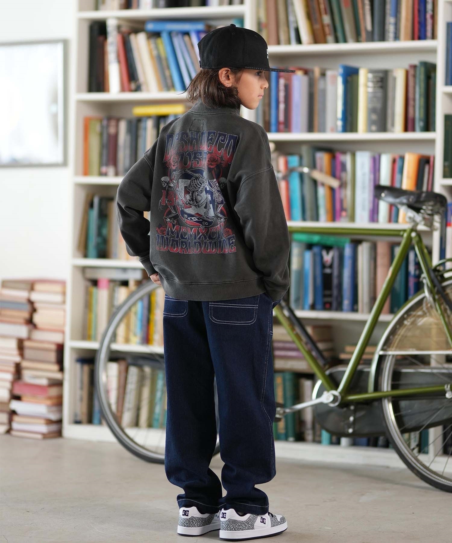 DC ディーシー トレーナー スウェット キッズ ジュニア 子供 ハーフ