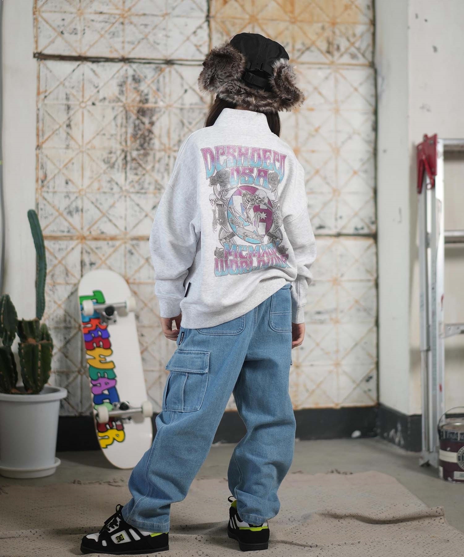 DC ディーシー トレーナー スウェット キッズ ジュニア 子供 ハーフ