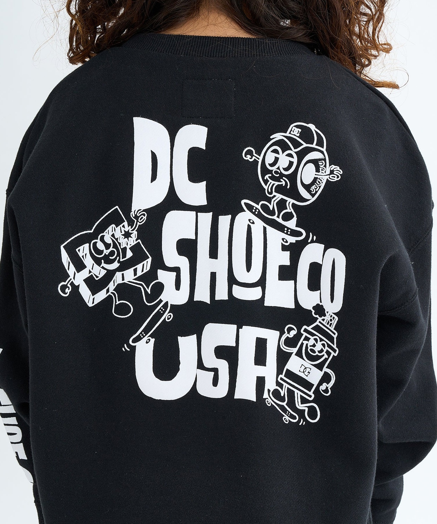 DC ディーシー トレーナー スウェット キッズ ジュニア 子供 クルー