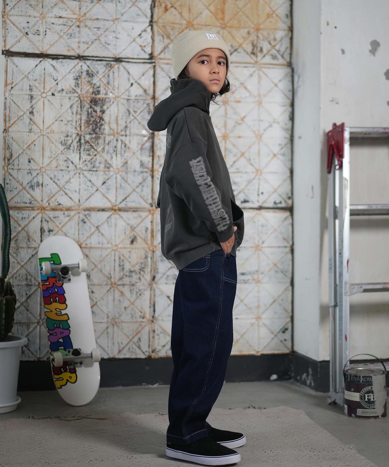 DC ディーシー プルオーバー パーカー キッズ ジュニア 子供 バック