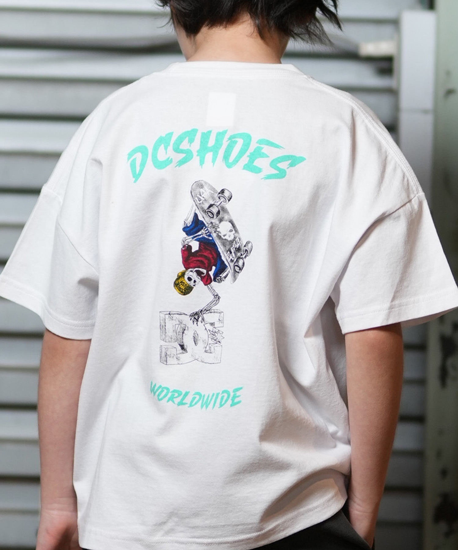 DC ディーシー キッズ 半袖 Tシャツ 25 KD SKATE SKULL SS