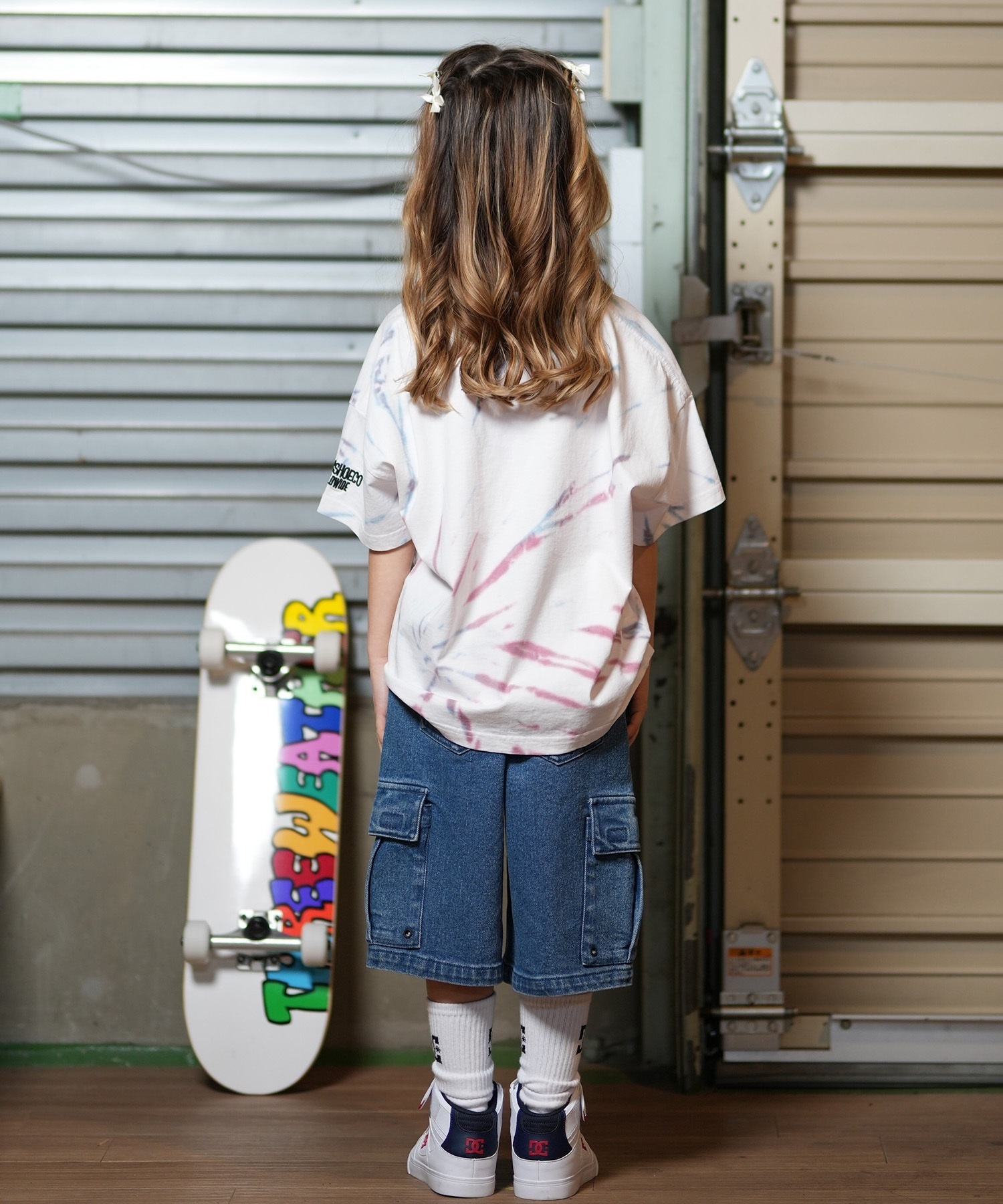 DC SHOE ディーシースケートボードスケボーTシャツジュニアキッズレディース DC SHOE ディーシースケートボードスケボーTシャツジュニア