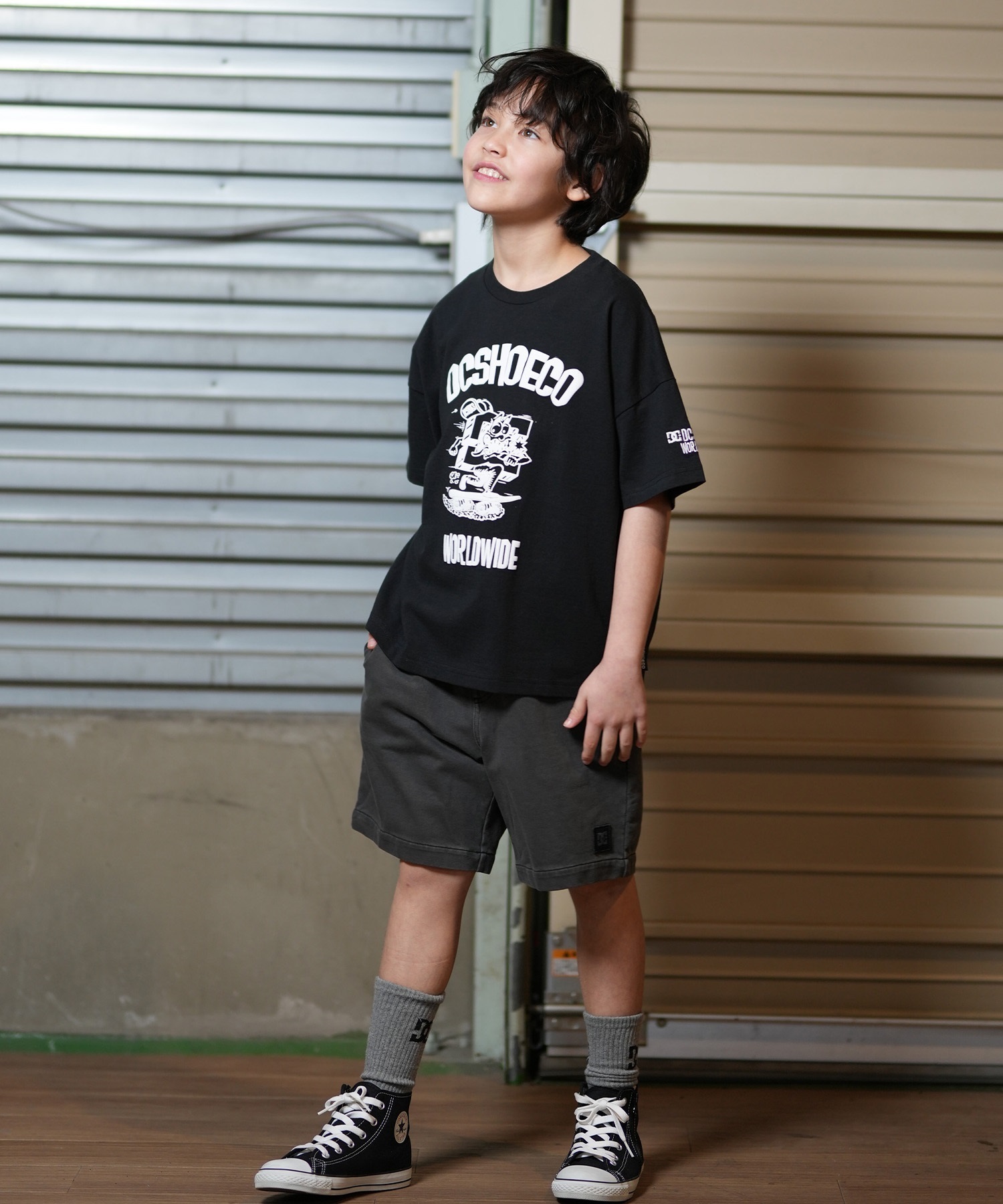 DC ディーシー キッズ 半袖 Tシャツ 25 KD PLAY SKATE SS