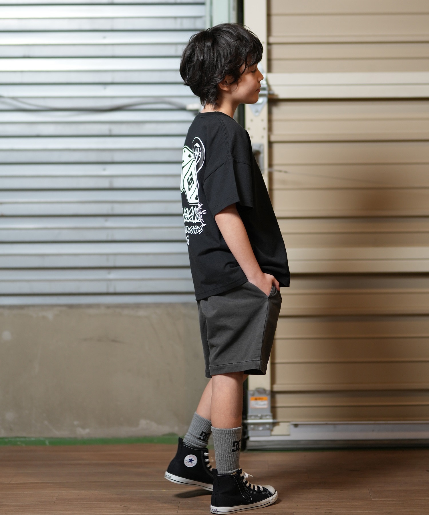 超特急タクヤ　生誕グッズ　ゲームシャツM 靴下22〜24㎝ DC Shoes 25 KD GAME SS キッズ トップス Tシャツ