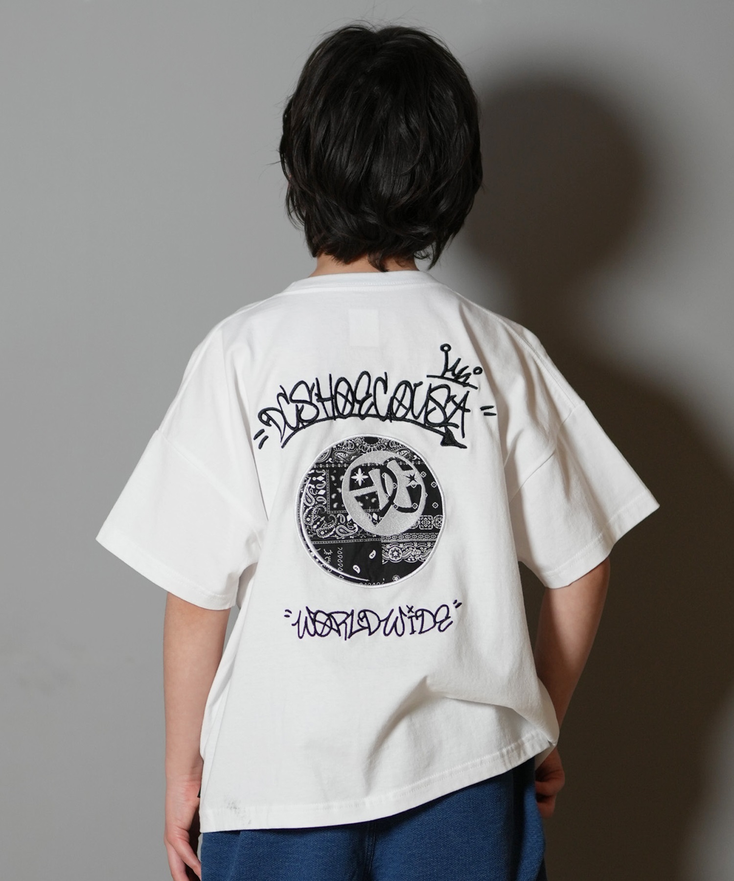 DC ディーシー 半袖 Tシャツ キッズ 子供 25 KD GAME APP SS YST252509