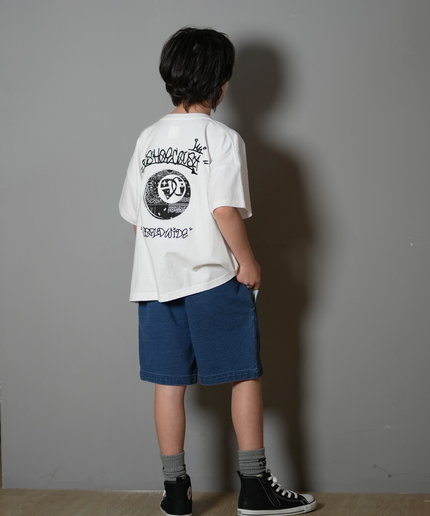 DC ディーシー 半袖 Tシャツ キッズ 子供 25 KD GAME APP SS YST252509