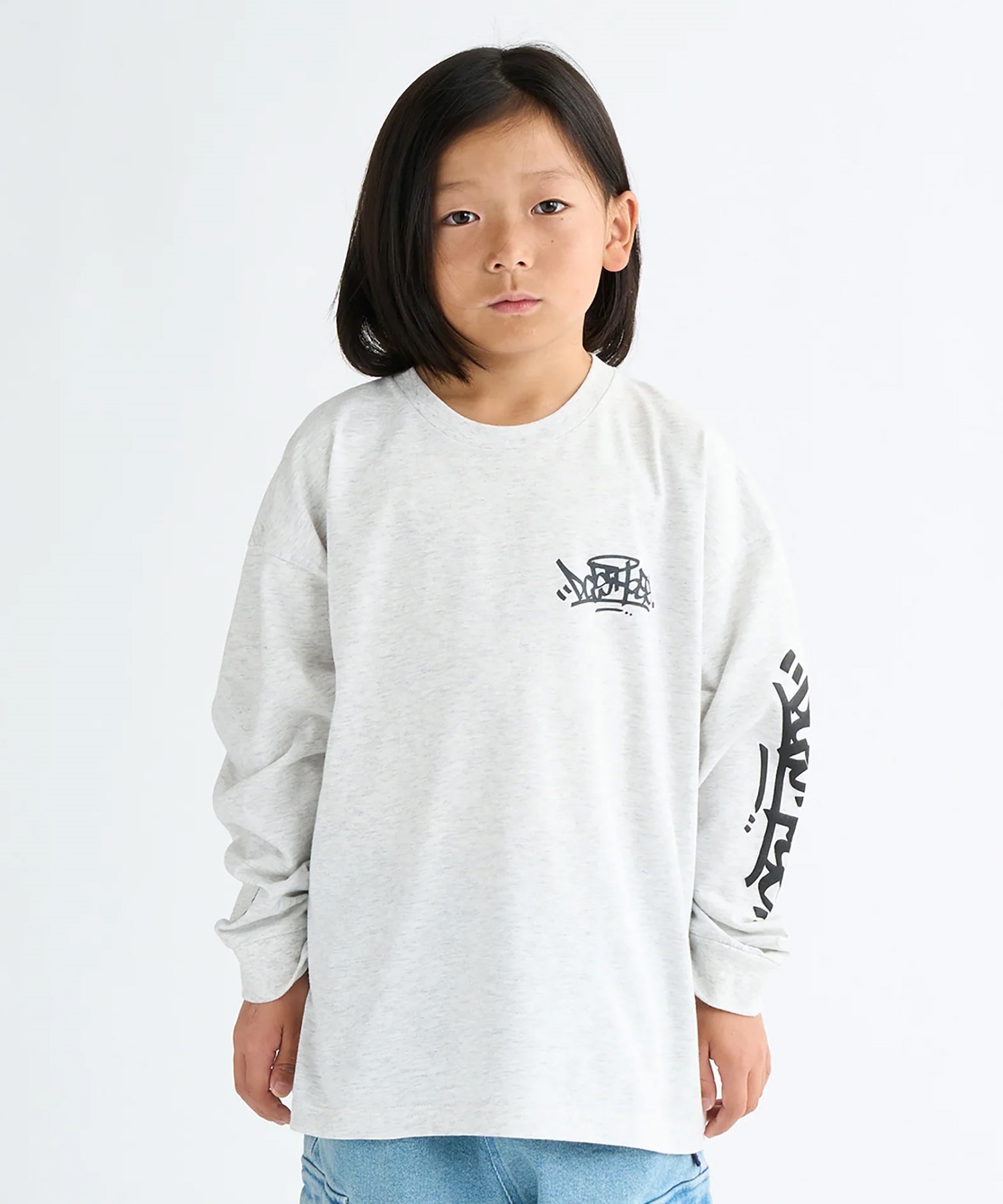 DC ディーシー 長袖 Tシャツ キッズ ロンT バックプリント DC ディーシー 長袖 Tシャツ キッズ ロンT バックプリント