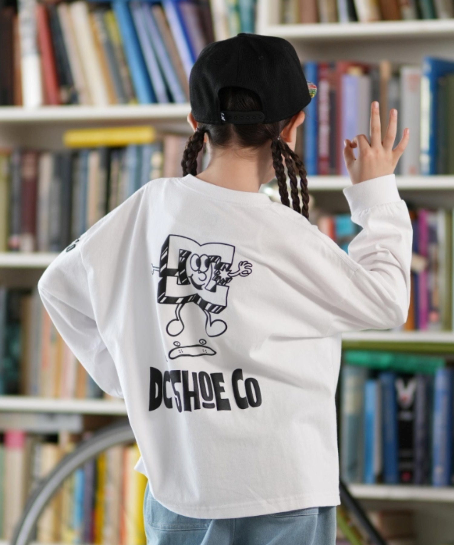 DC ディーシー 長袖 Tシャツ キッズ ジュニア ロンT 25 KD PLAY TIME