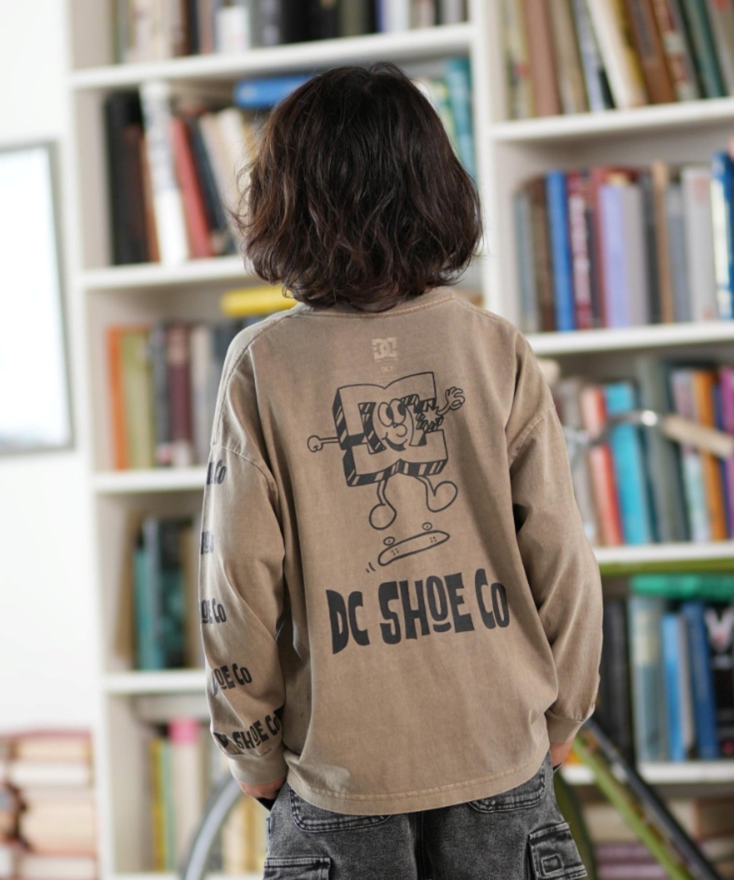 DC ディーシー 長袖 Tシャツ キッズ ジュニア ロンT 25 KD PLAY TIME
